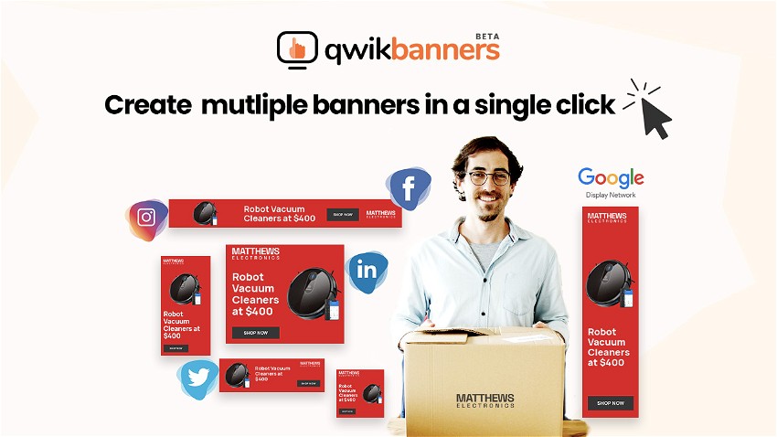 QwikBanners Automate banner creation AppSumo