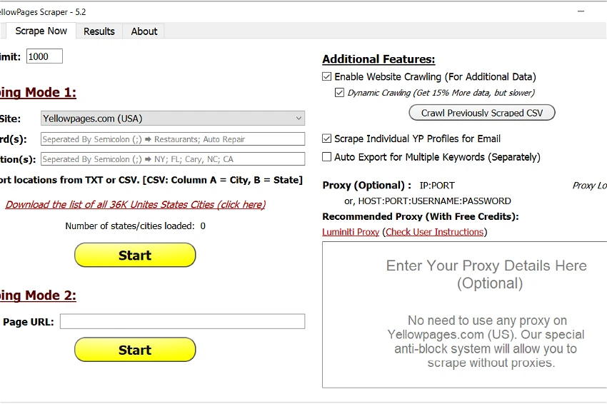 Reoon Lead Scraper (YellowPages)