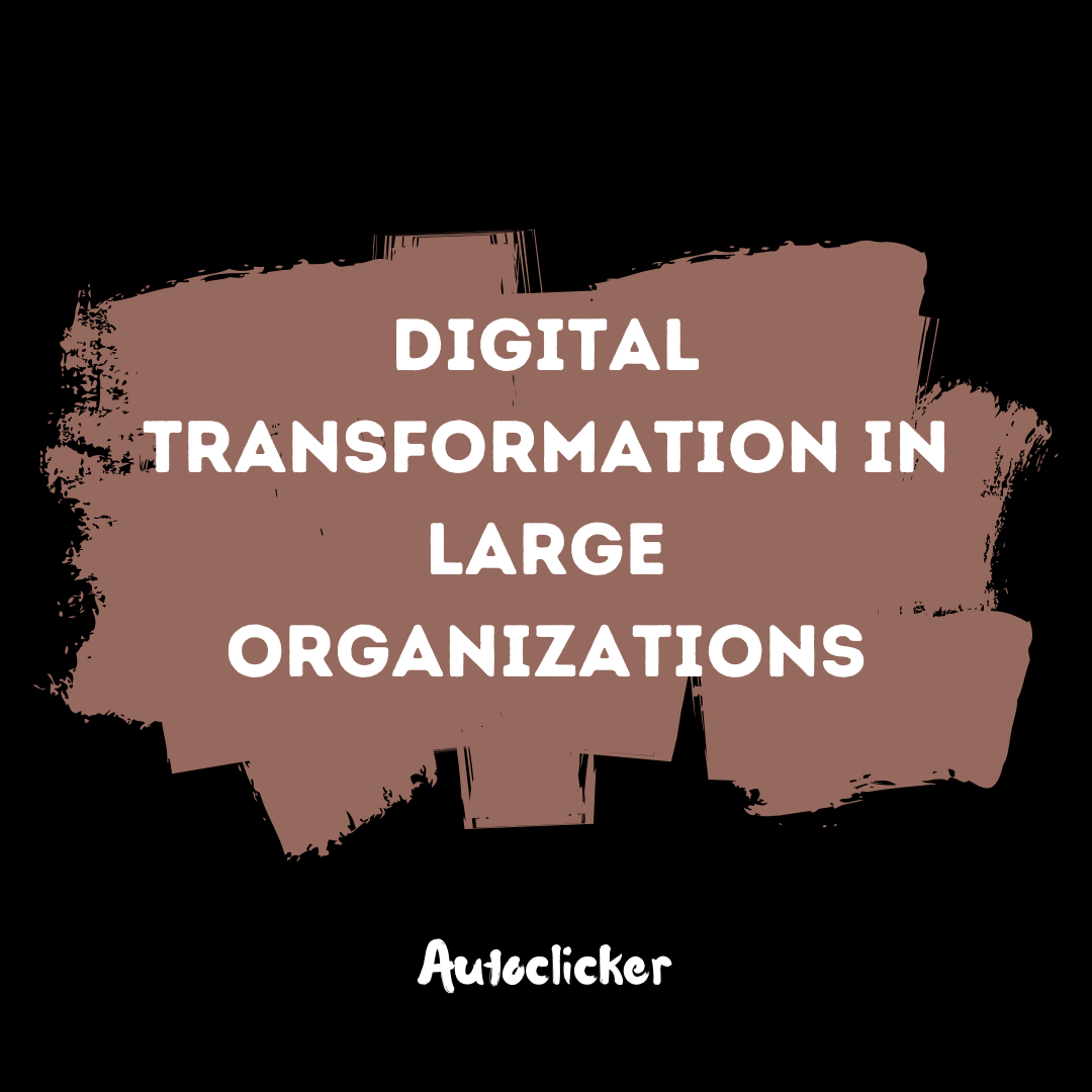Digital Transformation in Large Organizations