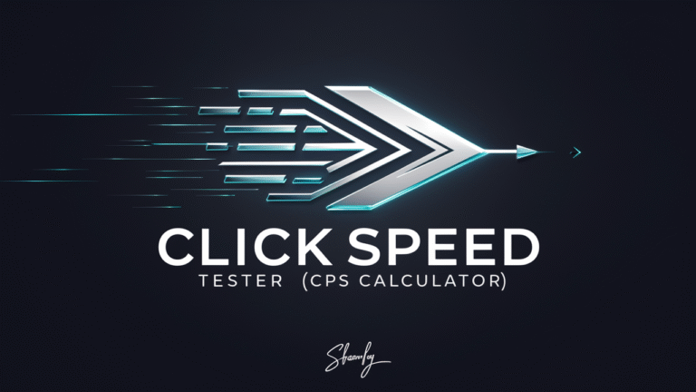 Click Speed Tester (CPS Calculator)